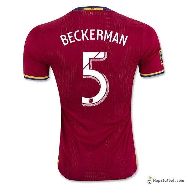 Camiseta Real Salt Lake Replica Primera Ropa Beckerman 2016/17 Rojo